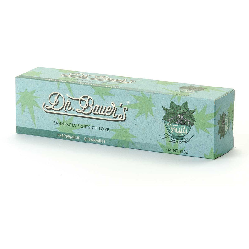 Dr. Bauer's Zahnpasta Fruits of Love Mint Kiss 90ml (ohne Fluorid)