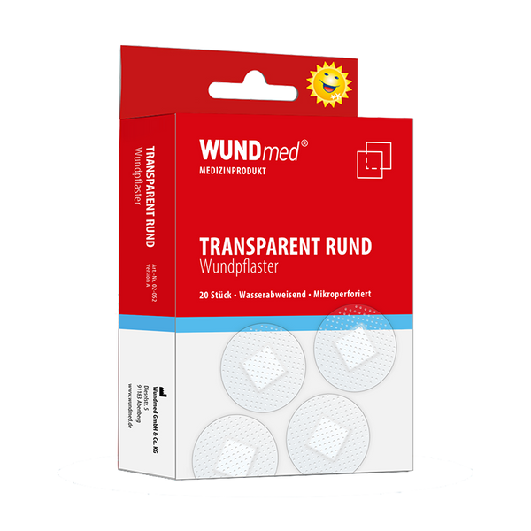 Wundmed Wundpflaster Transparent Rund 20 Stück