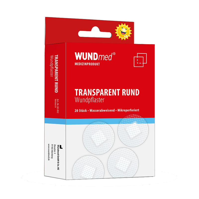 Wundmed Wundpflaster Transparent Rund 20 Stück