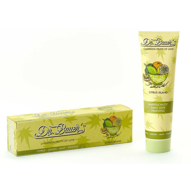 Dr. Bauer's Zahnpasta Fruits of Love Citrus Island 90ml