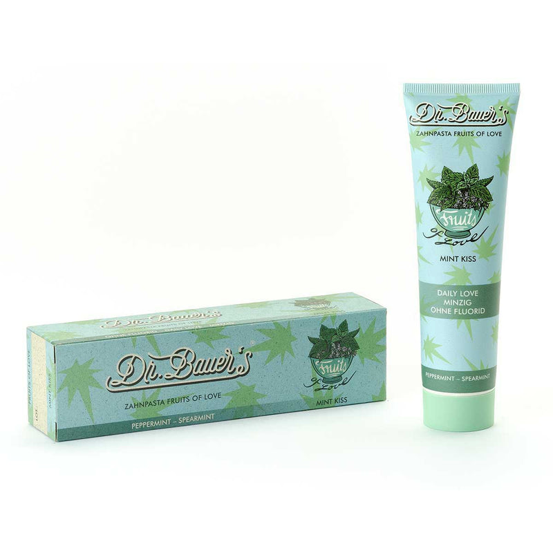 Dr. Bauer's Zahnpasta Fruits of Love Mint Kiss 90ml (ohne Fluorid)