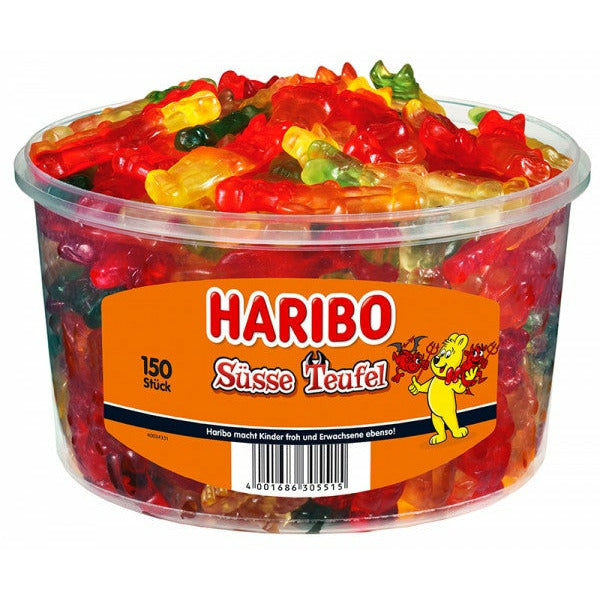 Haribo Süsse Teufel 150 St,  1200 g Dose