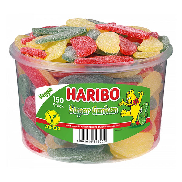 Haribo Saure Gurken 150 St, 1350 g Dose