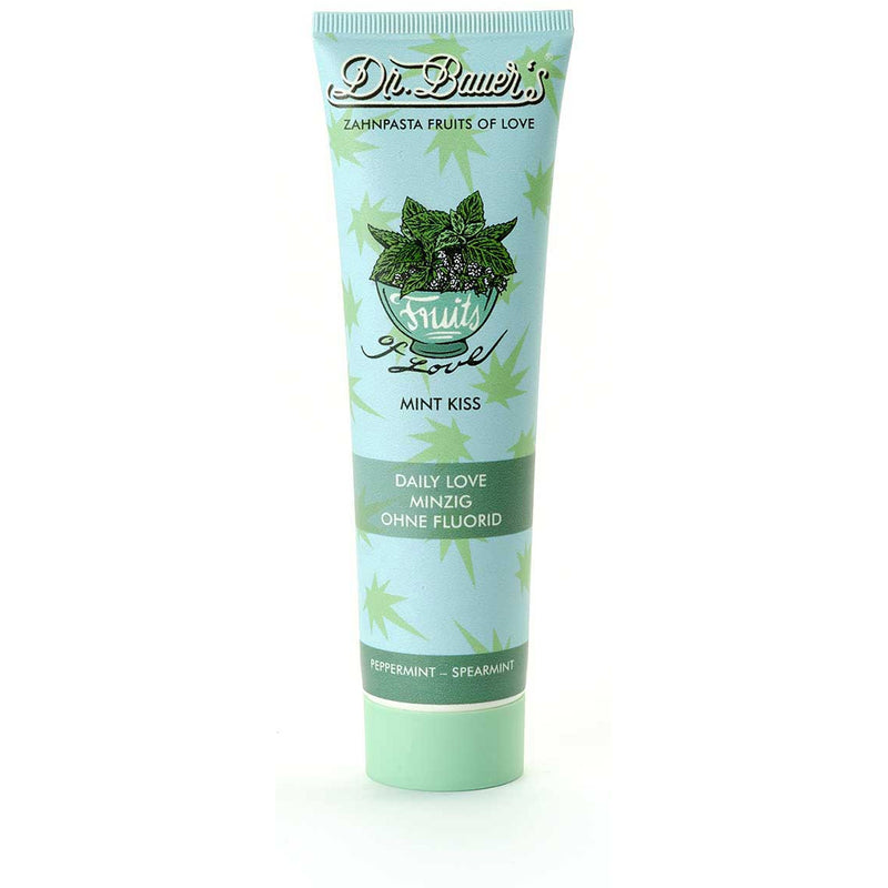 Dr. Bauer's Zahnpasta Fruits of Love Mint Kiss 90ml (ohne Fluorid)