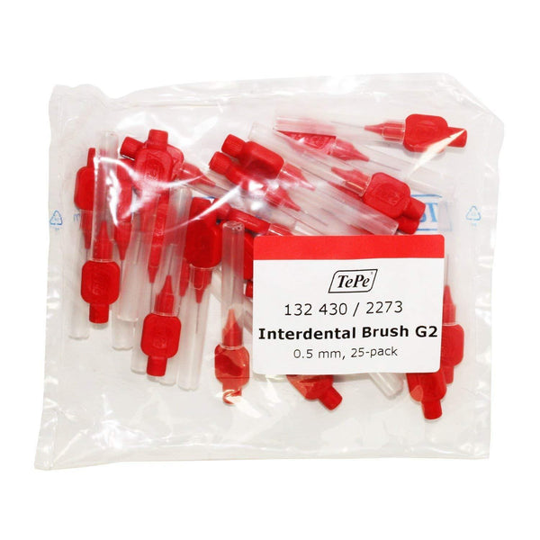 TePe interdental brushes red 0.5 mm bag of 25