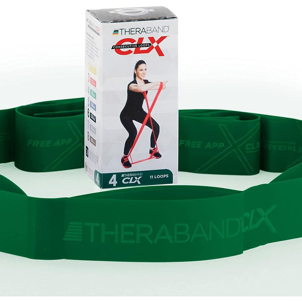 TheraBand CLX Band 2 m, stark/grün
