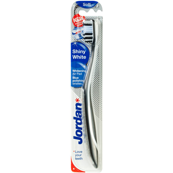Jordan Shiny White soft toothbrush