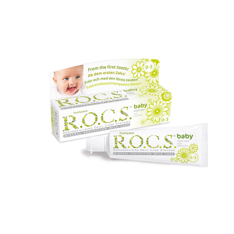 ROCS baby toothpaste mild care + camomile 45g