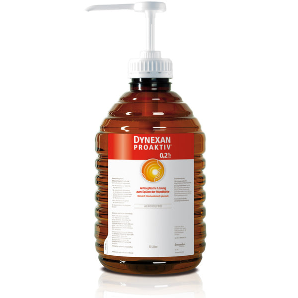 Dynexan Forte mouthwash 0.2% CHX 5L bottle