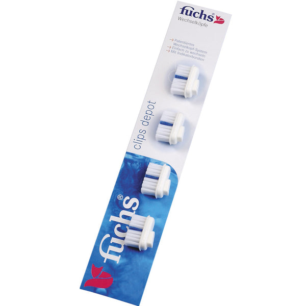 Fuchs Clips Depot interchangeable heads soft pack of 4