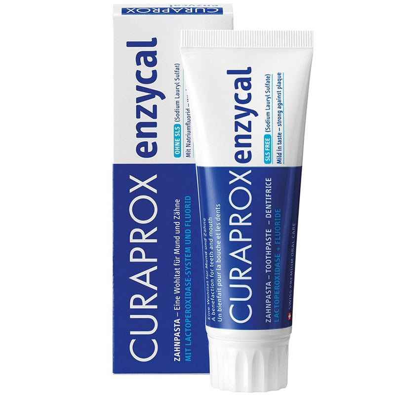 Curaprox enzycal toothpaste 950ppm fluoride 75ml tube