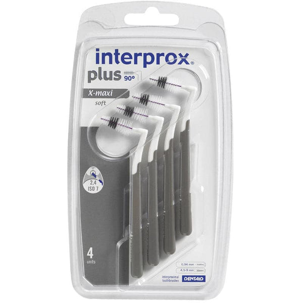 Interprox plus Interdentalbürsten grau X-maxi 4er Pack