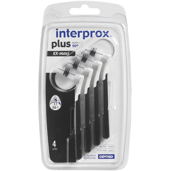 Interprox plus interdental brushes black XX-maxi pack of 4