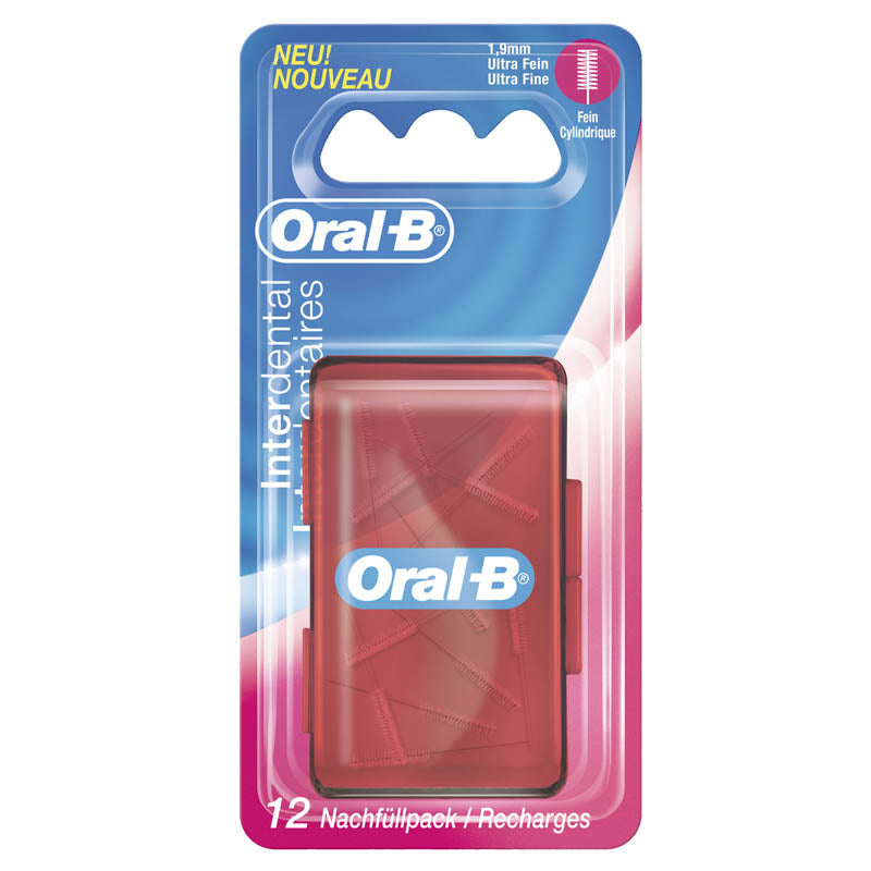 Oral-B Interdentalbürsten Nachfüllpack 12 Stück ultrafein 1,9mm