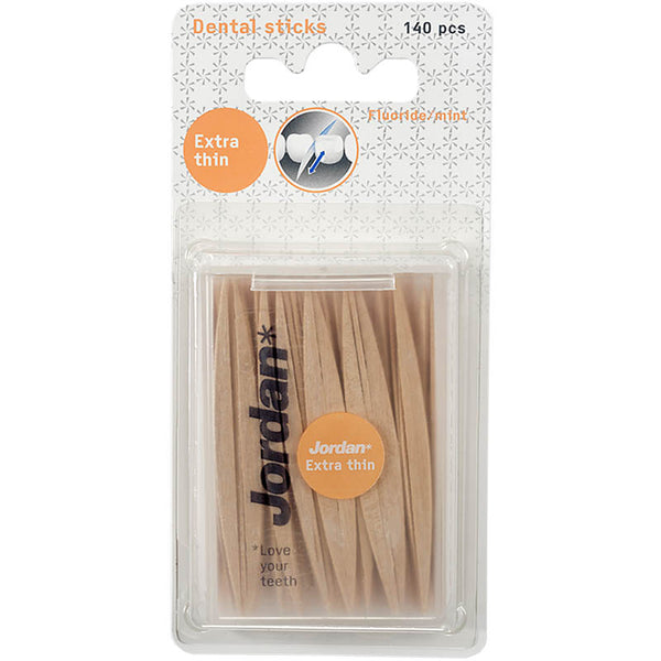 Jordan Double-ended Dental Stick extra thin (140 pieces)