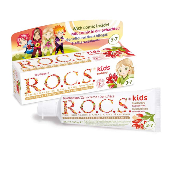 ROCS kids barberry toothpaste 45g