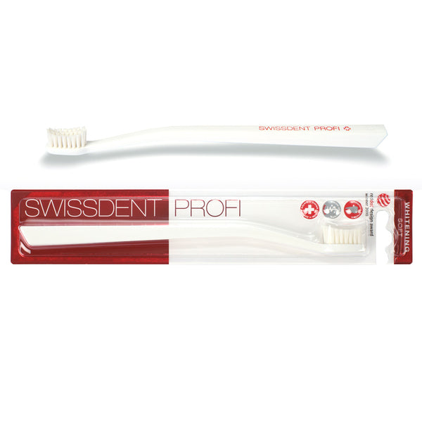 Swissdent Profi Whitening Zahnbürste soft weiß