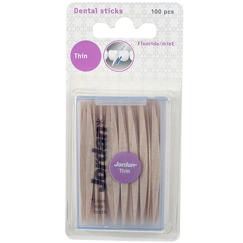 Jordan Double-ended Dental Stick thin (100 pieces)