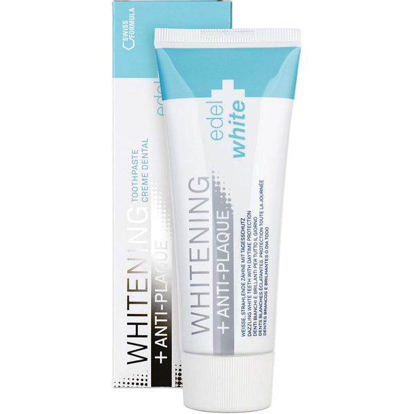 edel+white anti-plaque+ whitening toothpaste 75ml