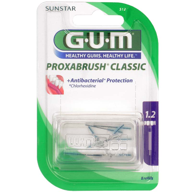 GUM Proxabrush Classic Interdentalbürsten 8 Stück