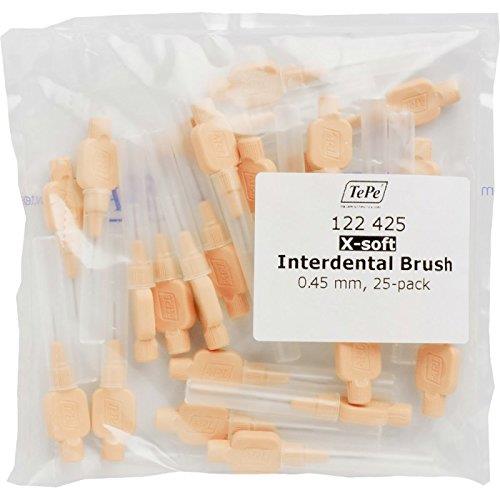TePe interdental brushes x-soft orange 0.45mm bag of 25