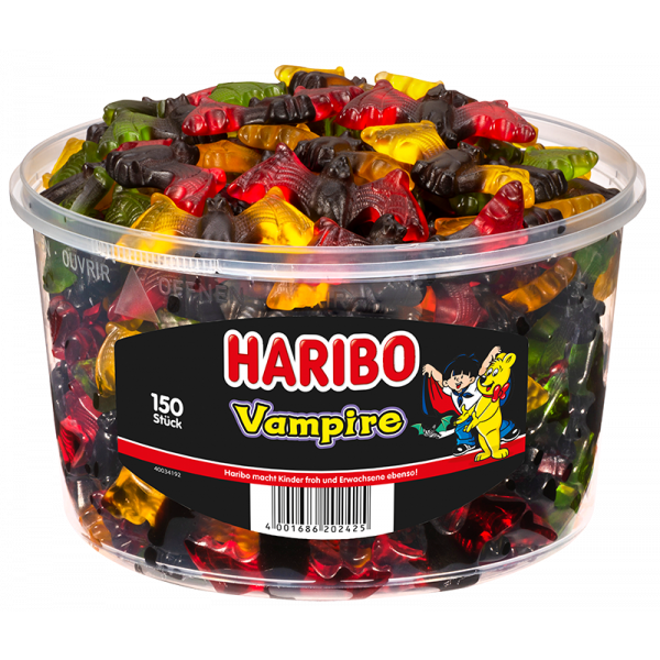 Haribo Vampis 150 St,  1200 g Dose