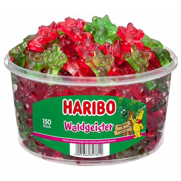 Haribo Waldmeistergeister 150 St. 1200 g Dose