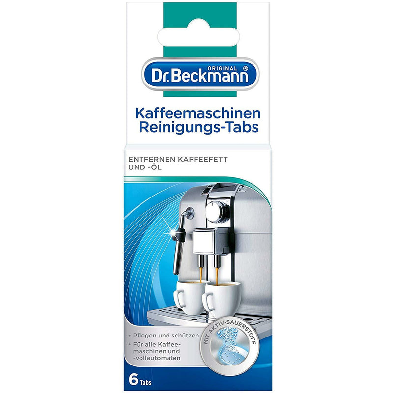 Dr. Beckmann Kaffeemaschinen Reinigungstabs 6 Stück Packung