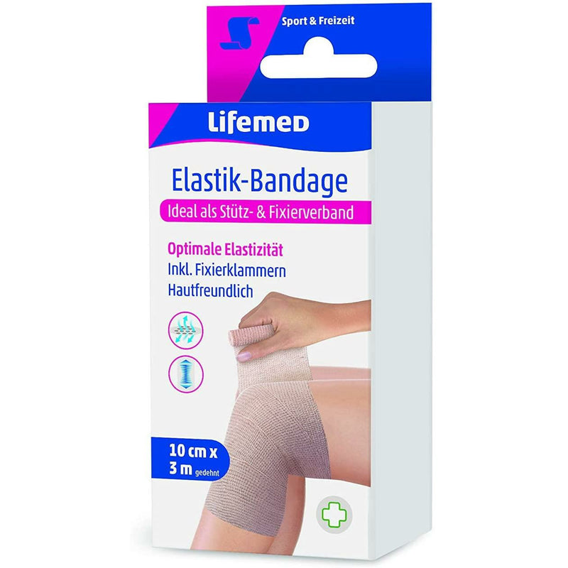 Lifemed Elastik-Bandage hautfarben 3 m x 10 cm