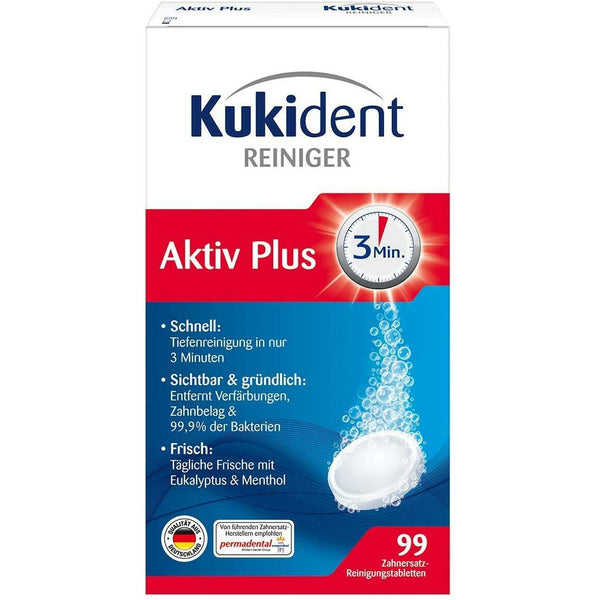 Kukident AktivPlus cleaning tablets 99 pieces