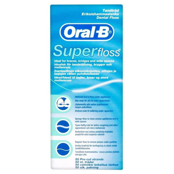 Oral-B Superfloss Zahnseide 50 Fäden