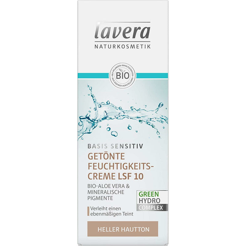 Lavera basis sensitiv Getönte Feuchtigkeitscreme mit LSF 10 - hell